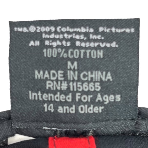 Ghostsbusters Black & Red Flat Bill Size Medium Hat Cap‎ - Picture 9 of 10